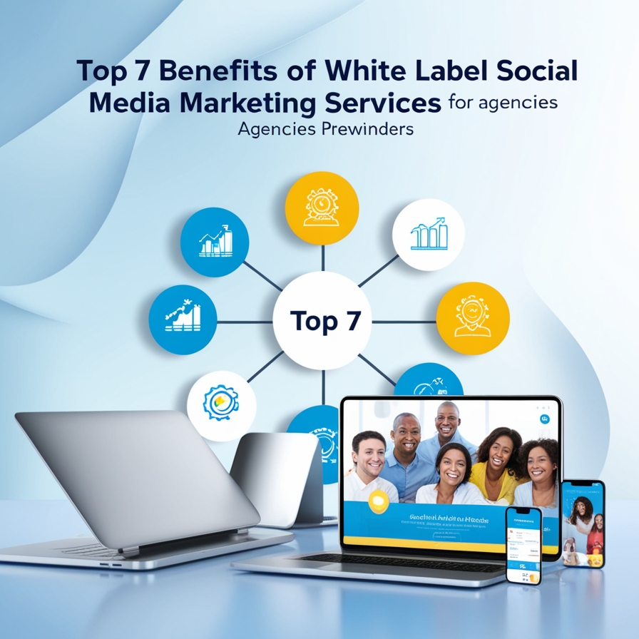 Top 7 Benefits of Using White Label Social Media Marketing Services for Agencies